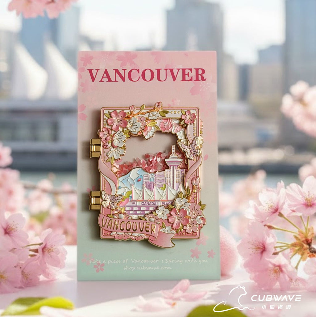 Sakura - Frame Folded Sandflow Fridge Magnet(Pre - Order) - CUBWAVE MEDIA CORP