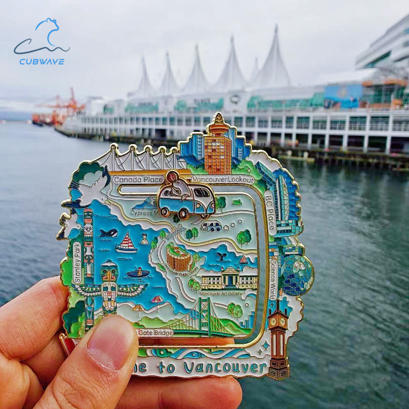 Roaming Vancouver Sliding Track Magnet - CUBWAVE MEDIA CORP