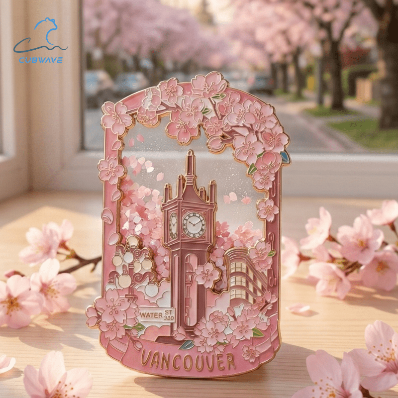 Sakura - Flow Steam Clock Magnet (Pre - Order) - CUBWAVE MEDIA CORP