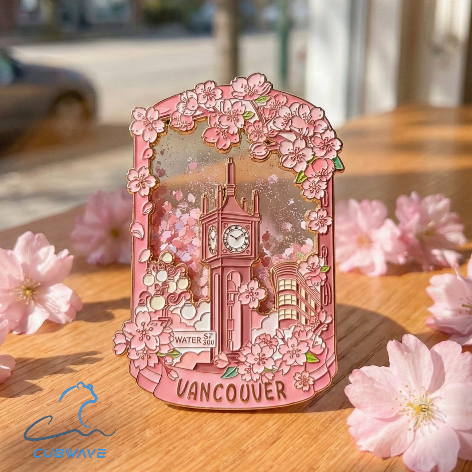 Sakura-Flow Steam Clock Magnet – CUBWAVE MEDIA CORP