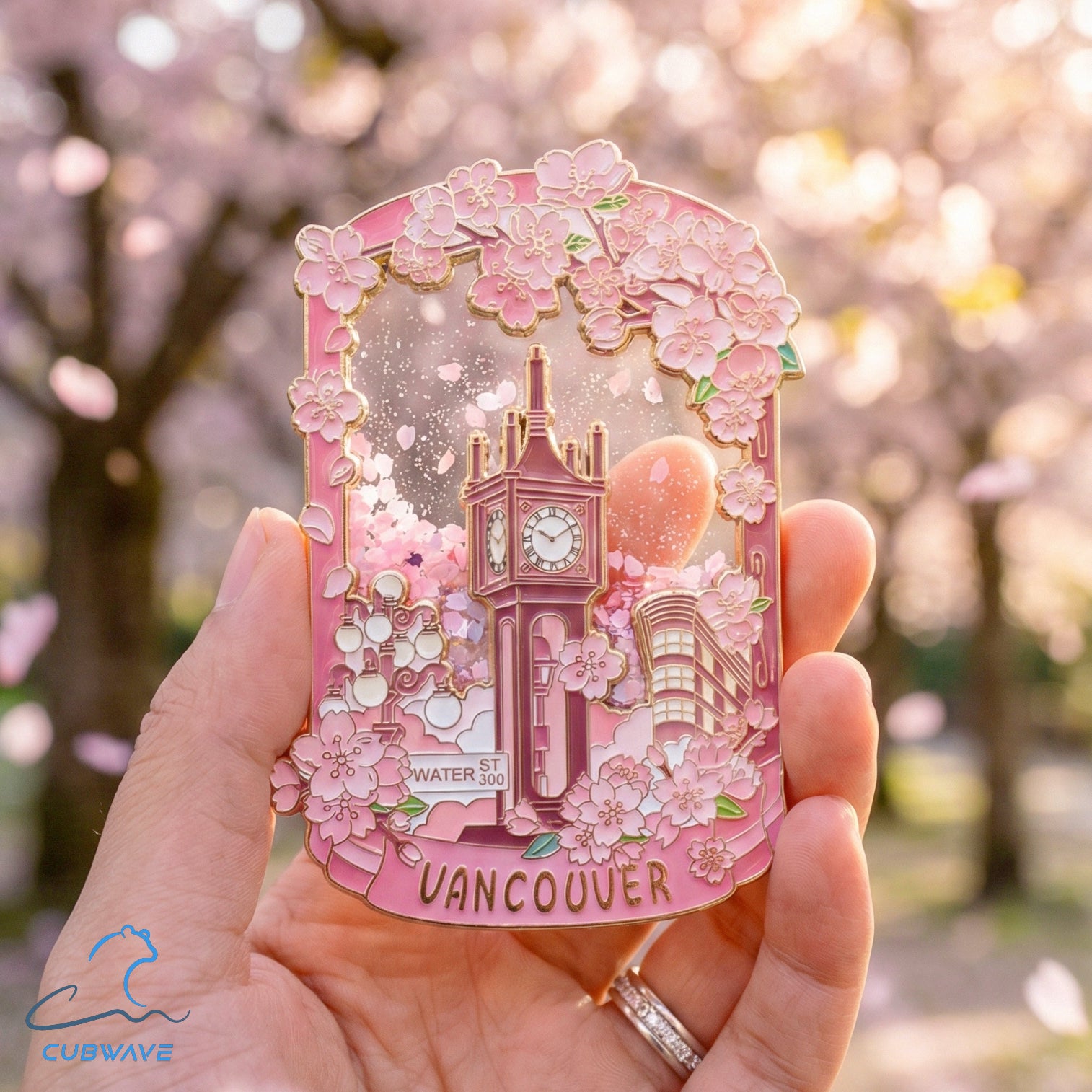 Sakura - Flow Steam Clock Magnet (Pre - Order) - CUBWAVE MEDIA CORP