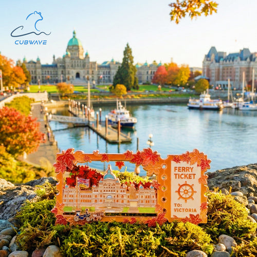 Maple - Flow Victoria Ferry Ticket Sliding Magnet (Pre - Order) - CUBWAVE MEDIA CORP