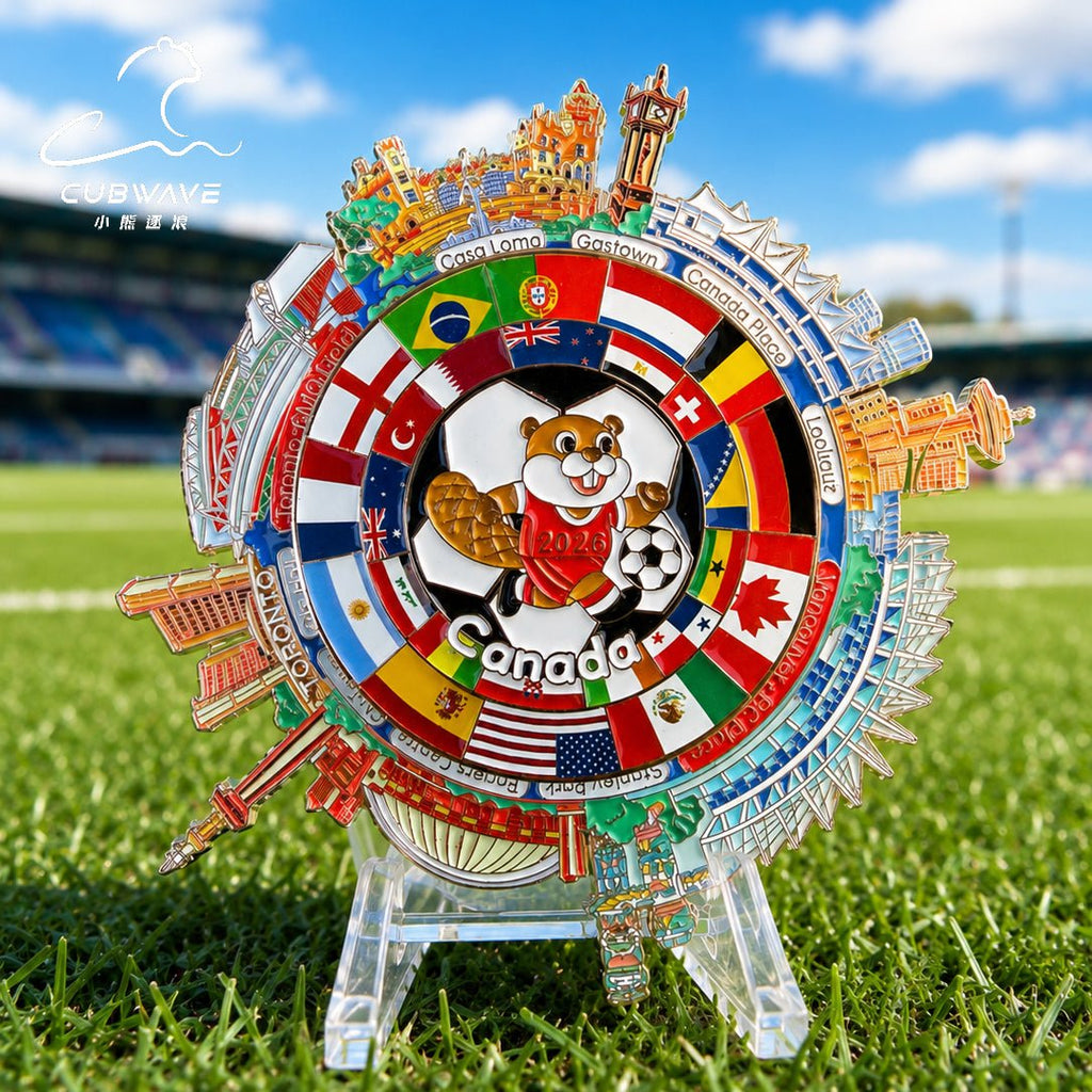 Canada Soccer Summer 360° Spinning Magnet（Pre - order） - CUBWAVE MEDIA CORP