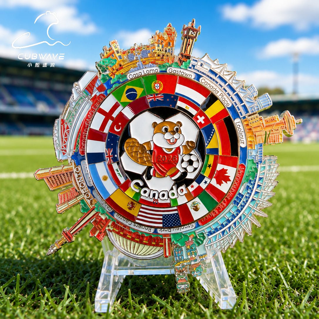 Canada Soccer Summer 360° Spinning Magnet（Pre - order） - CUBWAVE MEDIA CORP