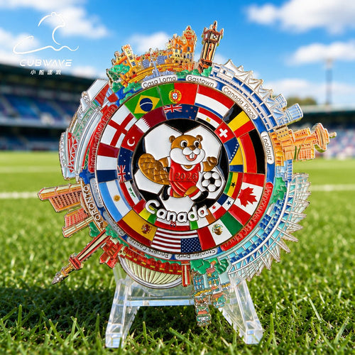 Canada Soccer Summer 360° Spinning Magnet（Pre - order） - CUBWAVE MEDIA CORP