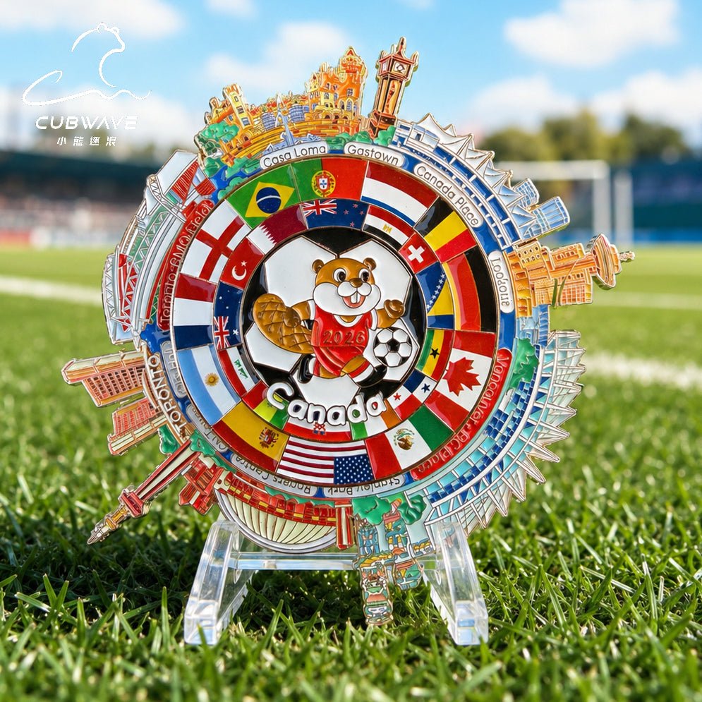 Canada Soccer Summer 360° Spinning Magnet（Pre - order） - CUBWAVE MEDIA CORP