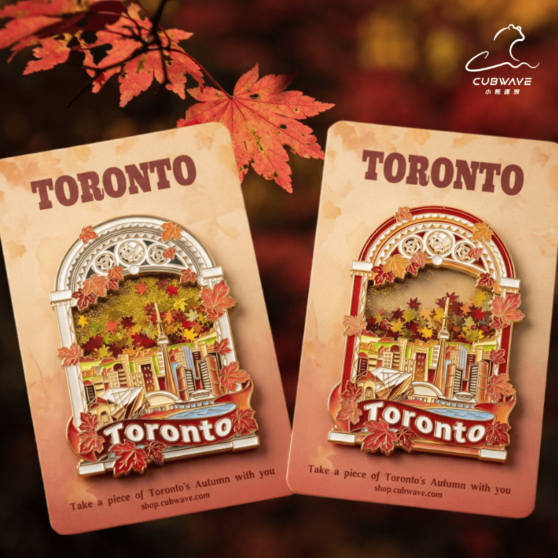 Toronto Skyline Maple - Flow Magnet - CUBWAVE MEDIA CORP