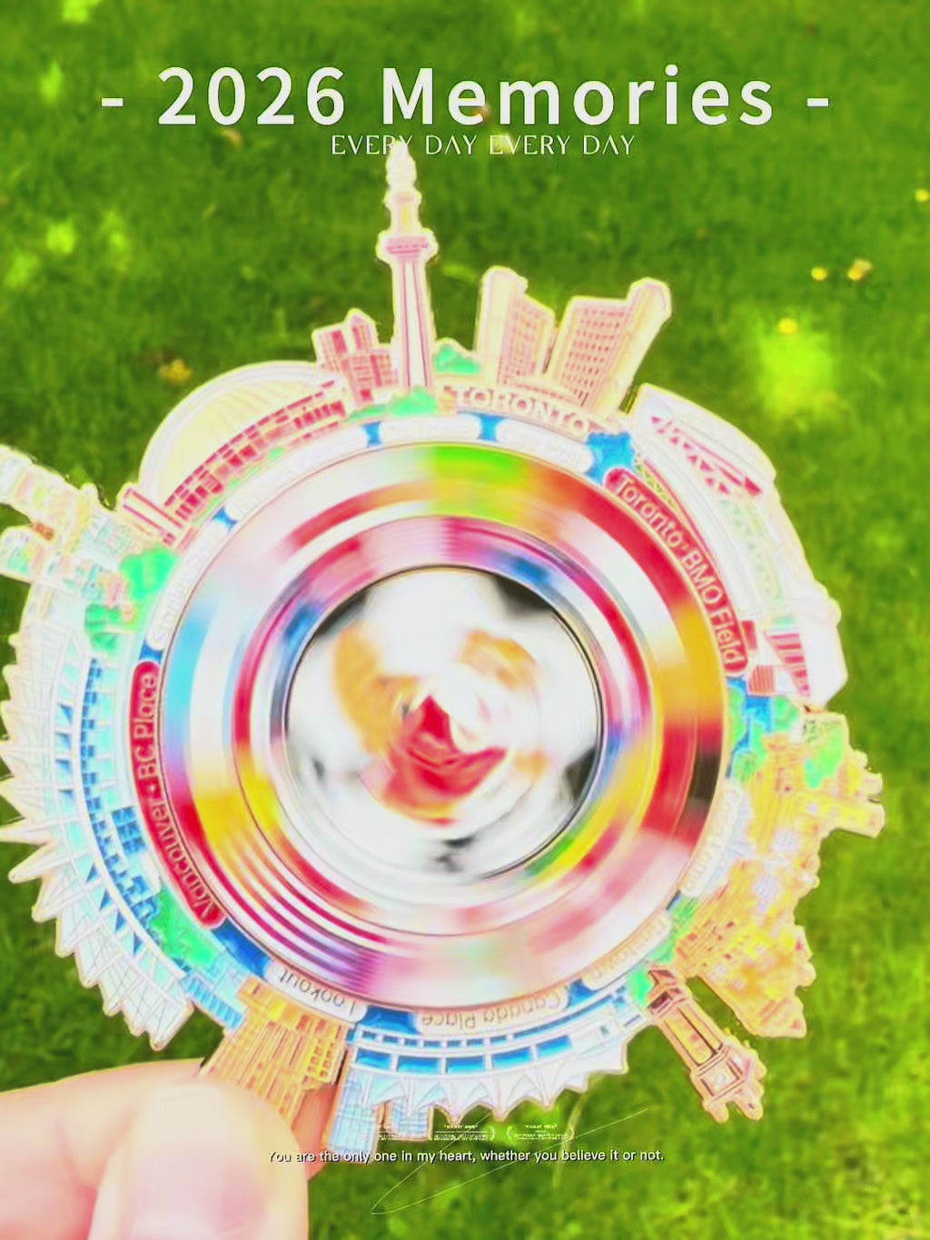 Canada Soccer Summer 360° Spinning Magnet（Pre-order）