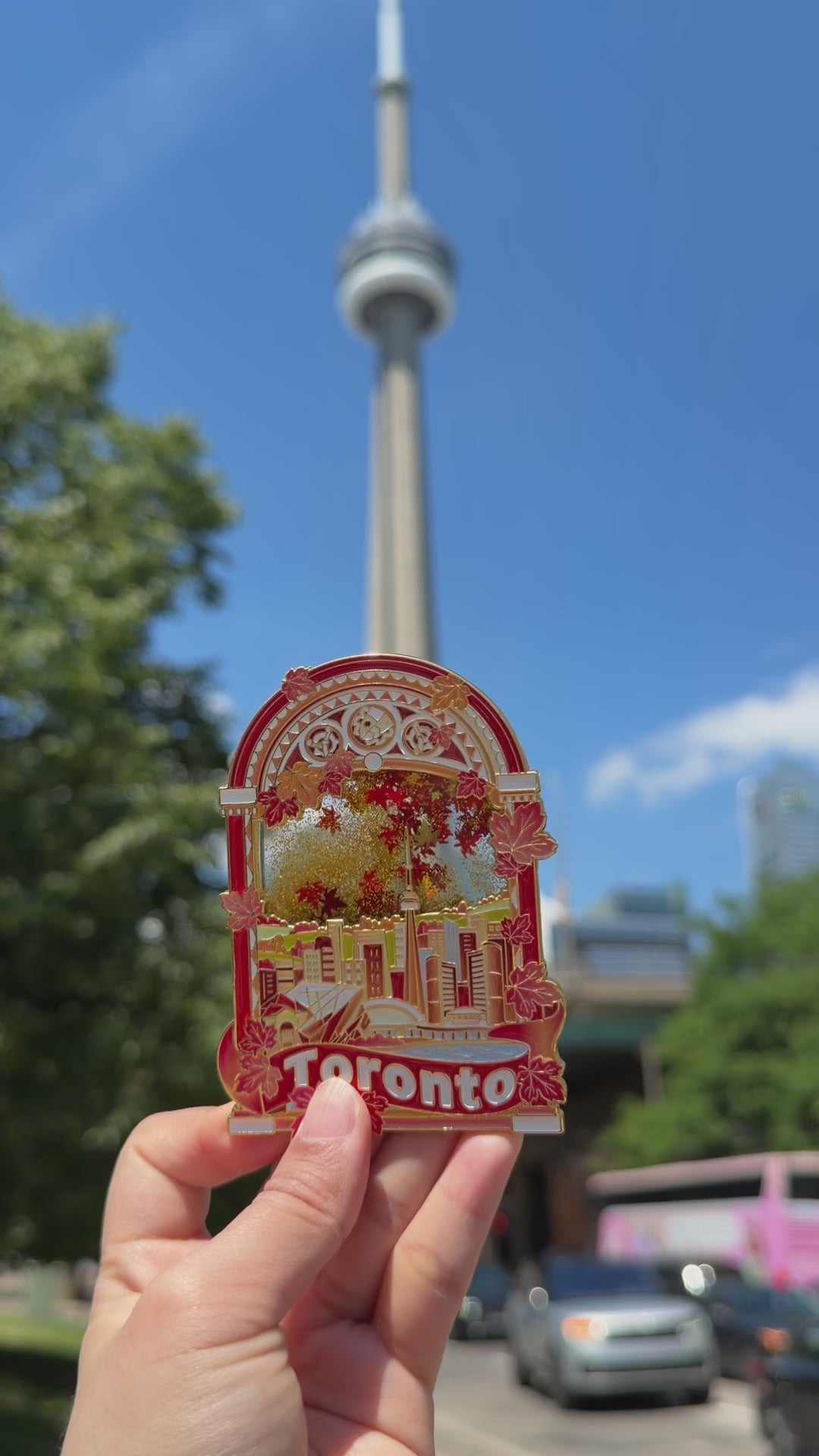 Toronto Skyline Maple-Flow Magnet