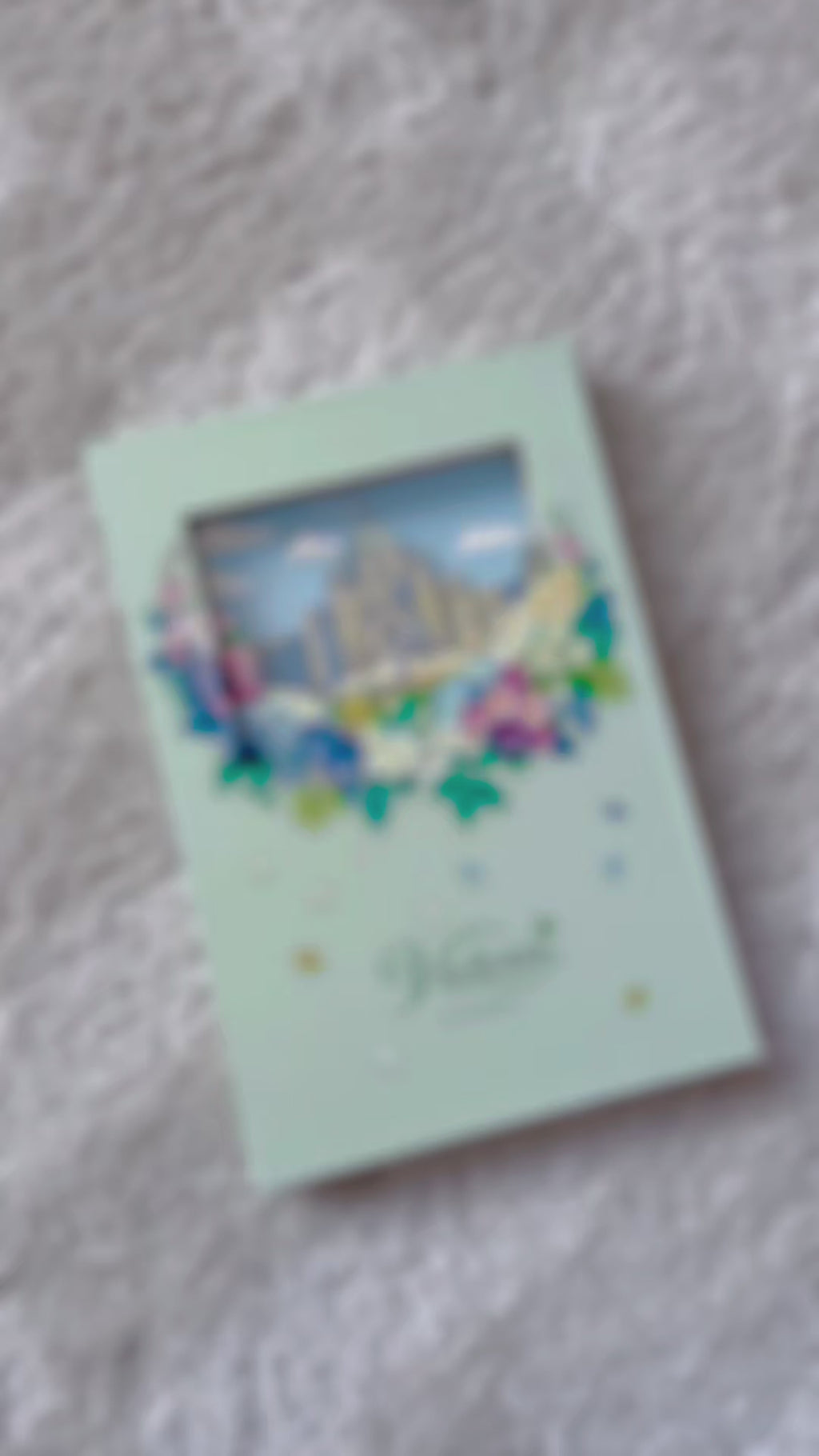 Victoria in Bloom 3D Paper-Cut Notebook丨Cubwave丨BC Souvenir