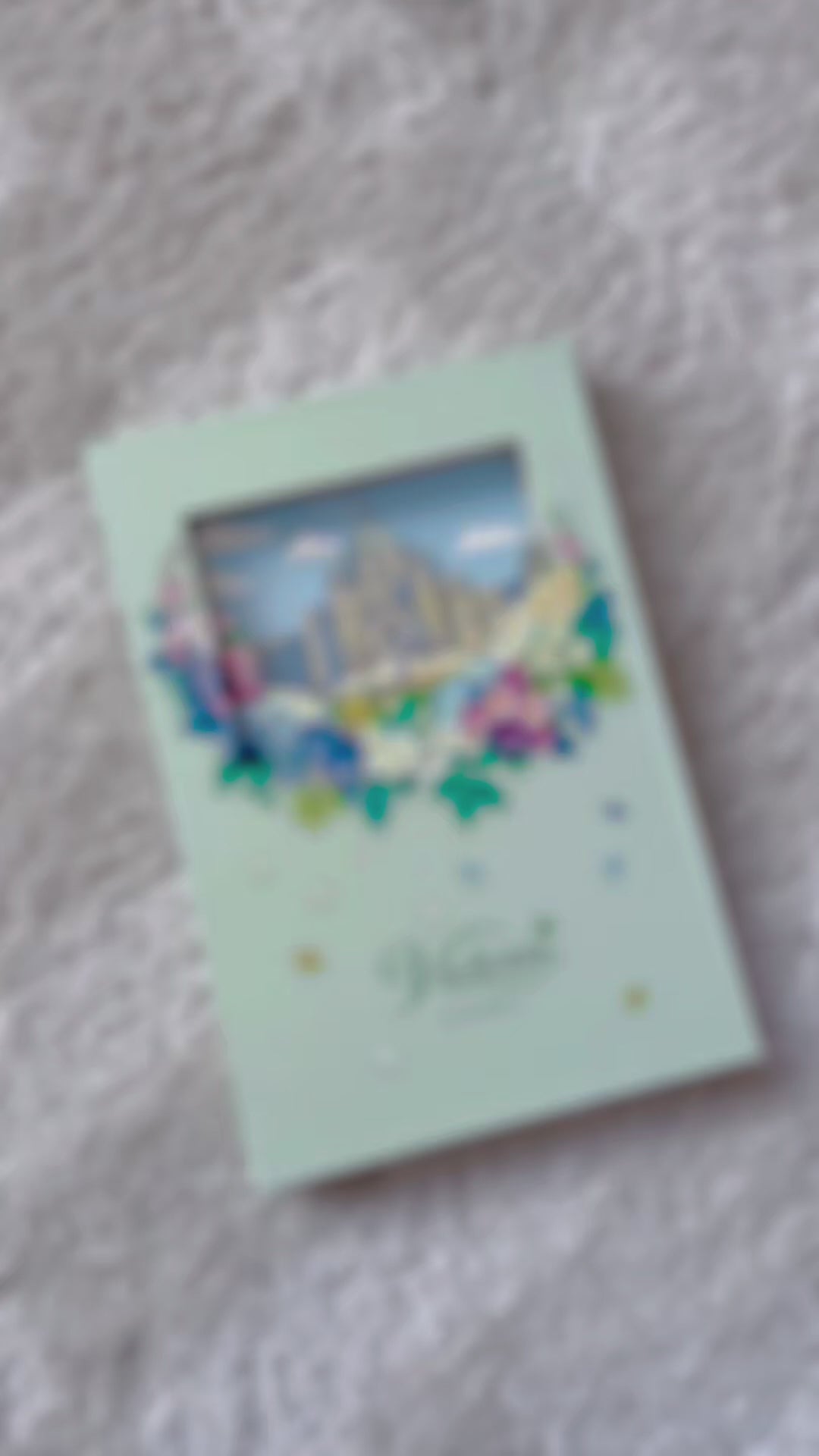 Victoria in Bloom 3D Paper-Cut Notebook丨Cubwave丨BC Souvenir