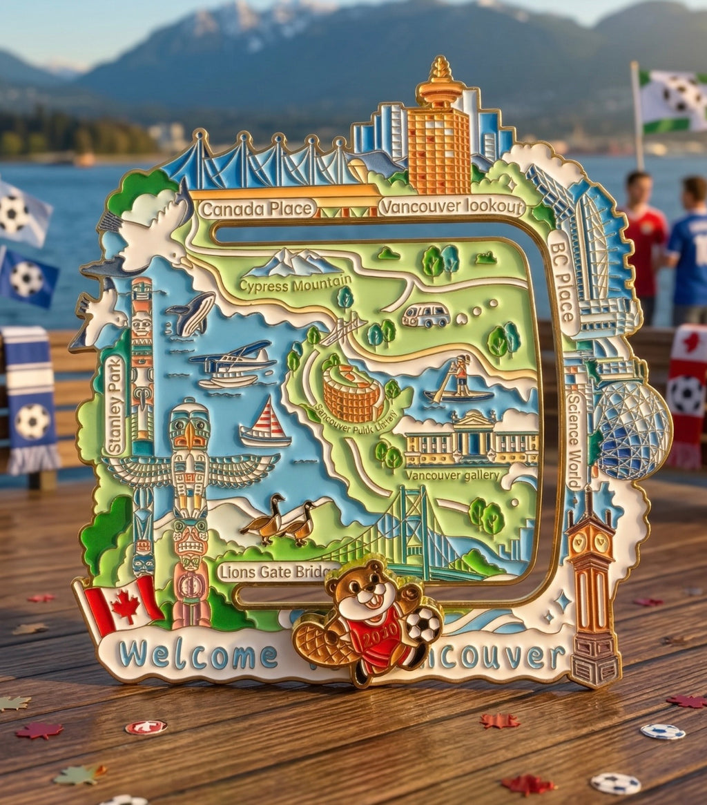 Roaming Vancouver Sliding Track Magnet - CUBWAVE MEDIA CORP