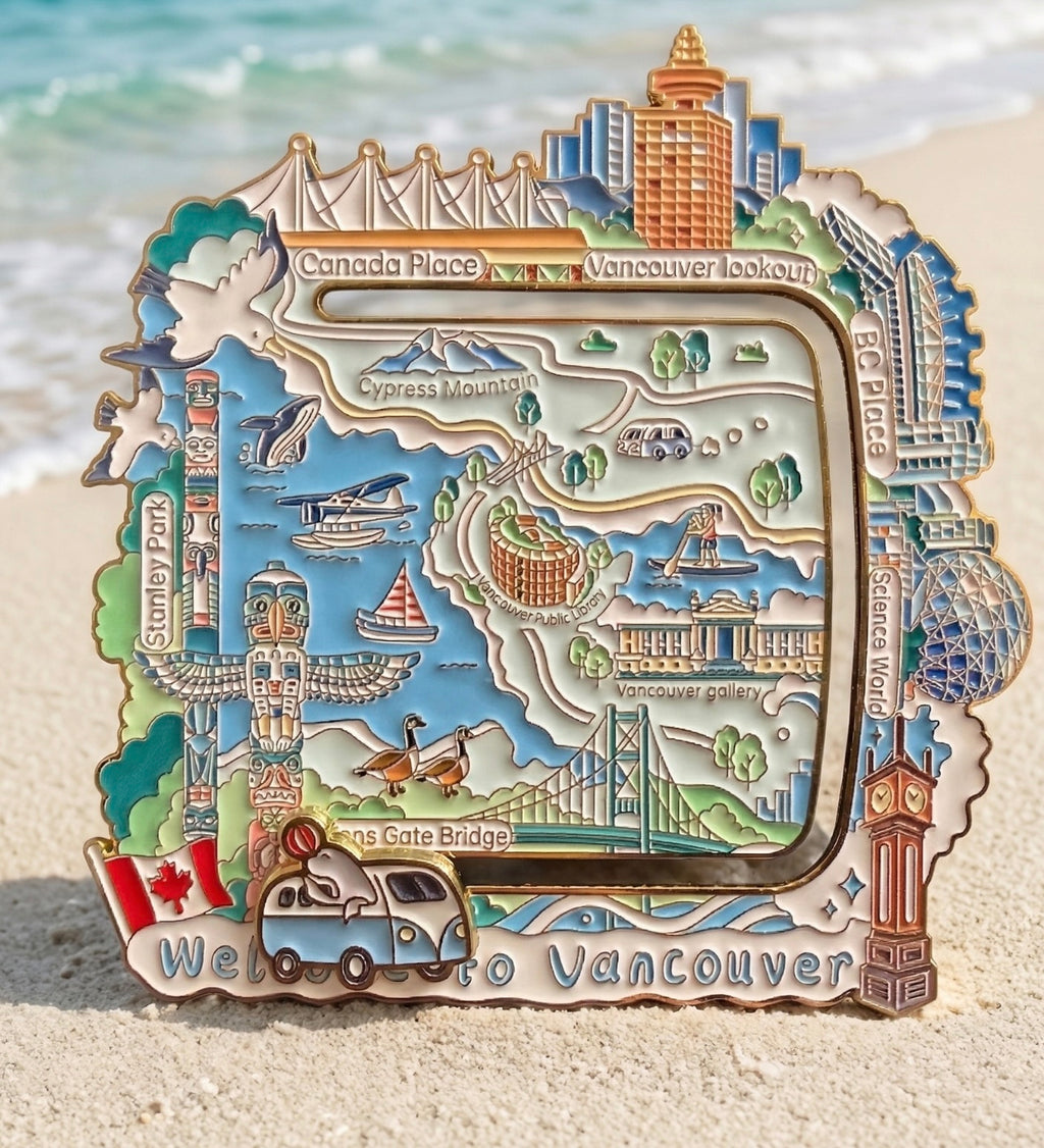 Roaming Vancouver Sliding Track Magnet - CUBWAVE MEDIA CORP